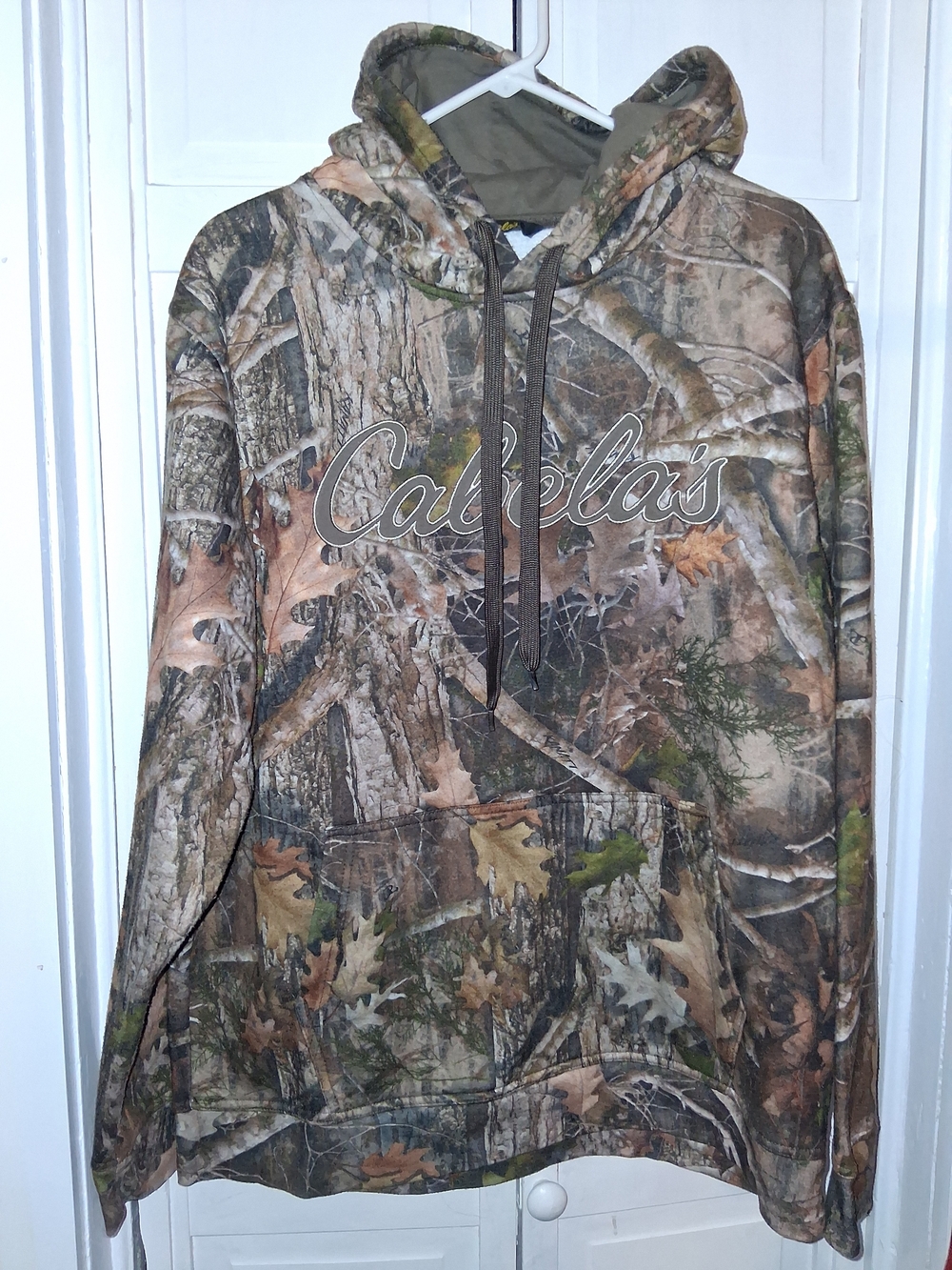 Cabela's Realtree Camouflage Hooded Sweatshirt - Brown/Green